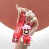 Llavero de Mario de Dibujos Animados Colgante de Muñeco 3D Encanto Linda para Bolso Muñeco Super Mario Regalo Mayoreo