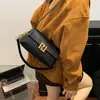 Bolso Pequeño Retro de Otoño de Alta Gama, Moderno y Popular para Mujer 2025, Nuevo Bolso Cruzado con Cadena de un Solo Hombro, Bolso Cuadrado Pequeño