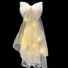 Diadema Brillante de Lazo de Celebridad de Internet con Luces para Conciertos, Sesiones de Fotos Infantiles, Actuaciones en Escenario y Puestos Callejeros