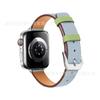 Adequado para Pulseiras de Apple Watch, Pulseira Pequena de Couro Genuíno com Padrão de Lichia para Appleiwatch110Ultra3, Transfronteiriço
