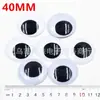 Olhos Móveis com Verso Adesivo Fabricante Atacado Material DIY Acessórios para Brinquedos Olhos de Animais Preto e Branco Adesivos Coloridos para Olhos