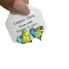 Estilo Hada Vintage Color Gelatina Combinación Amor Pendientes Lujo Ligero Sentido de Gama Alta Nicho Gradiente Francés Elegante Pendientes Pendientes