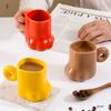 Personalizado Cross-border Cat's Claw Cup Ceramic Cup Alto Valor de Beleza Universal Home Creative Distinto Caneca Fofa Ins Estilo