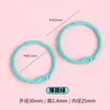Accesorios de llavero de anillo de hierro de colores de la boutique de Chen, cadenas para teléfono DIY hechas a mano, colgantes para bolso, hebillas y accesorios al por mayor