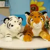 Simulación Transfronteriza Muñeco Tigre Juguete de Peluche Muñeco Tigre del Noreste Acostado Tigre Zoológico Regalo Regalo para Niños