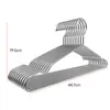 Percha de Acero Inoxidable 201 Hogar Dormitorio Engrosado Engrosado Tendedero Gancho Percha Soporte para Ropa Secador Largo Sin Costuras