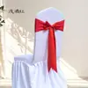 Laço sem Amarrar Capa Elástica para Cadeira Decoração de Encosto de Cadeira Gravata de Casamento Banquete Banqueta Tule Hotel Restaurante Fita para Cadeira