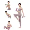 Mancuernas para Mujer Equipo para Fitness en Casa Hexagonales Entrenamiento de Músculos del Brazo para Niños Yoga Recubiertas de Goma Par Barra Mancuerna Pequeña para Hombre