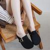 Novas Sandálias Rasteirinhas Femininas Estilo Birkenstock para Primavera e Outono de 2026, com Tiras para Dedos e Fivela, Chinelos Tendência para Uso Externo