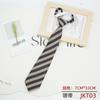 Corbata JK para Mujer Estilo Coreano Estilo Japonés Estilo Universitario Rayas Sin Nudos Estudiante Perezoso Uniforme Accesorios para Ropa Profesional Moderno