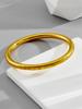 Nuevo Anillo Pulsera con Grabado Dorado Wanfu Estilo Chino para Mujer Acero de Titanio No se Desvanece Moda de Nicho Combinable Sentido de Alta Gama