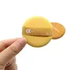 Borla de polvo, borla para base, ultrasuave, doble uso para aplicación en seco y húmedo, adecuada para base, maquillaje y polvo suelto, portátil para viajar