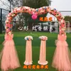 Novo Arco Europeu Cerimônia de Casamento Vitrine de Casamento Adereços Cerimônia de Abertura Suprimentos para Festivais Flor de Seda Arco de Flores