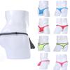 CLEVER-MENMODE - Tanga sexy transparente de cintura baja a rayas de color para hombre, transpirable y divertido, venta al por mayor