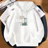 Sudadera con capucha para hombre de marca moderna estilo americano, ropa con capucha engrosada nueva para otoño/invierno 2025, chaqueta versátil holgada y elegante para hombre