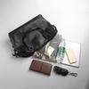 Bolso informal de hombre de piel auténtica, bolso de mano de moda para hombre, bolso de ordenador horizontal de gran capacidad, maletín de negocios de piel de vaca de capa superior.