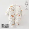 Colección de otoño e invierno: enterizo estampado suave y amigable con la piel para niñas recién nacidas, adecuado tanto para usar en interiores como en exteriores, engrosado para dar calor, moderno y casual, de Ropa para Niños Anyang