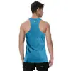Chal de Verano para Hombre Amazon Transfronterizo Cuello Redondo Sin Mangas Absorbe el Sudor Manga Corta Camiseta Deportiva Chal Transpirable