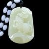 Collar Colgante de Jade Afgano de los Doce Signos del Zodiaco para Hombres y Mujeres, Colgante de Pareja de Joyería de Jade, Signo del Zodiaco del Año de Nacimiento