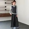 Conjunto de Ropa de Otoño para Niñas 2026 Nuevo Estilo de Celebridad de Internet Infantil Moda Elegante Estilo Pequeña Chanel Niña Estilo Primavera y Otoño Conjunto de Tres Piezas Moderno