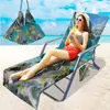 Capa de Cadeira de Praia Exclusiva Transfronteiriça Capa de Cadeira de Praia de Microfibra Bolsa Impressão Digital 3D Série Marinha A partir de Uma Peça