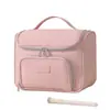 Bolsa de maquillaje Beilian de gran capacidad con compartimentos, bolsa de almacenamiento portátil para viajes, impermeable con gancho, neceser, bolsa para lápiz labial y brochas de maquillaje