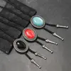 Gema de Ágata Nova Transfronteiriça Gravata Bolo Moda de Comércio Exterior Corrente para Camisa Gola Bolo Corda Colar de Couro Gravata