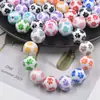 Cuentas Redondas de Pata de Gato de 16 mm para Bisutería, Cuentas Sueltas para Cadena de Teléfono, Llavero, Pulsera, Collar, Colgante de Cuentas Perler, Accesorios de Joyería