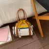 Bolsa, Bolsa Transversal, Bolsa Pequena Feminina Retro de Cores Contrastantes, Design de Nicho, Bolsa de Ombro Casual para o Dia a Dia, Bolsa de Mão Leve para Sair