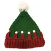 Comercio Exterior Amazon Transfronterizo Nuevo Sombrero Tejido a Crochet Hecho a Mano Navideño Padre-Hijo Moda Navideña Sombrero de Fiesta Personalizado
