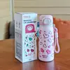 Taza Térmica de Acero Inoxidable para Doble Bebida con Dibujos, Vacío, Taza Infantil con Popote, Stitch Taza para Doble Bebida, Mickey Taza de Agua para Estudiante