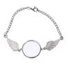Pulsera Metálica en Blanco para Sublimación con Transferencia de Calor Accesorios de Joyería Transfronterizos Amazon En Stock