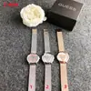 Relógio de Pulso da Moda Estilo Coreano com Pulseira de Malha, Mostrador Fino com Strass, Relógio Estilo Coreano Decorado com Strass para Meninas
