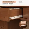 Tocador para dormitorio principal, nuevo estilo retro nuevo chino, escritorio de noche, mueble de almacenamiento integrado para apartamentos pequeños