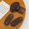 Almohadilla invisible para aumentar la altura, almohadilla esponjosa para la raíz del cabello, pasador para mujer, volumen superior para la cabeza, clip para flequillo, almohadilla para la parte posterior lateral de la cabeza, pieza de cabello