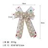 Hongbin Craft Lazo Navideño Lazo de Cinta Navideña Accesorios Decorativos para Prendas Lazo Venta al por Mayor Transfronteriza