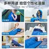 Saco de dormir para acampar al aire libre, ensanchado y engrosado, cálido, a prueba de suciedad, impermeable, adecuado para acampar, siestas, viajes, montañismo y senderismo