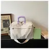 Bolsa de Mão Casual Estilo Coreano para Viagem, Bolsa Versátil e Fashion para Yoga e Fitness, Bolsa de Ombro e Transversal para Viagens Curtas