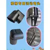 Corrimão de aço galvanizado tubo de superfície de varanda reto através de canto cotovelo conector bidirecional tri-direcional conexões acessórios de tubo oval galvanizado