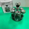 Nuevo Set de Botellas para Condimentos Tarro para Condimentos Cocina Hogar Creativo Botella Giratoria para Condimentos Caja para Condimentos Botella de Vidrio para Condimentos Tarro