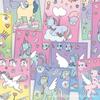 8 Bonito Dos Desenhos Animados Arco-íris Pony Adesivos Laptop Handbook Phone Case Mudança DIY Adesivos À Prova D' Água