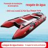 Bote de Borracha de Prevenção de Inundações de Emergência Cabeça de Barco de Arco Triangular Tanque de Combustível Liga de Alumínio Bote Salva-Vidas de Resgate