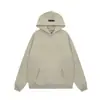 Fog Essentials Sudaderas com Letras de Silicone Estéreo para Homens e Mulheres American High Street Moletons com Flocagem Jaqueta Moletom