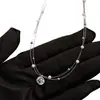 Collar Colgante de Doble Capa con Circonita de Perla Estilo Coreano de Moda Cadena para Clavícula de Temperamento Nicho Versátil Joyería de Alta Gama Venta al por Mayor