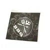 Saco Personalizado de Fábrica para Lanches Saco Dobrável Triangular Papel Revestido Embalagem para Churros Panqueca Saco de Papel à Prova de Gordura com Sementes de Gergelim