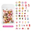 Accesorios Dopamina para Uñas Arte Helado Lindo Donut Postre 3D Resina Dibujos Animados Uñas Accesorios DIY