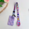 Liga Juvenil Flor de Edad tarjeta de pecho halter largo Yangchengtong cubierta de tarjeta de control de acceso anti-pérdida adornos cordón para teléfono móvil pulpo