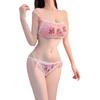 1200 lencería sexy para mujer uniforme lindo sucio pasión de tres puntos chica rosa japonesa traje divertido libre