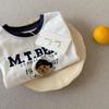 Crema Hombres y Mujeres Padre-hijo Verano Nuevo Moda Infantil Estampado Muñeco Tridimensional Combinable Casual Manga Corta Dibujos Animados Camiseta