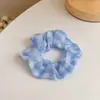 Scrunchie Fofo Estilo JK Acadêmico Coreano, Elástico de Cabelo para Meninas, Acessório de Cabelo